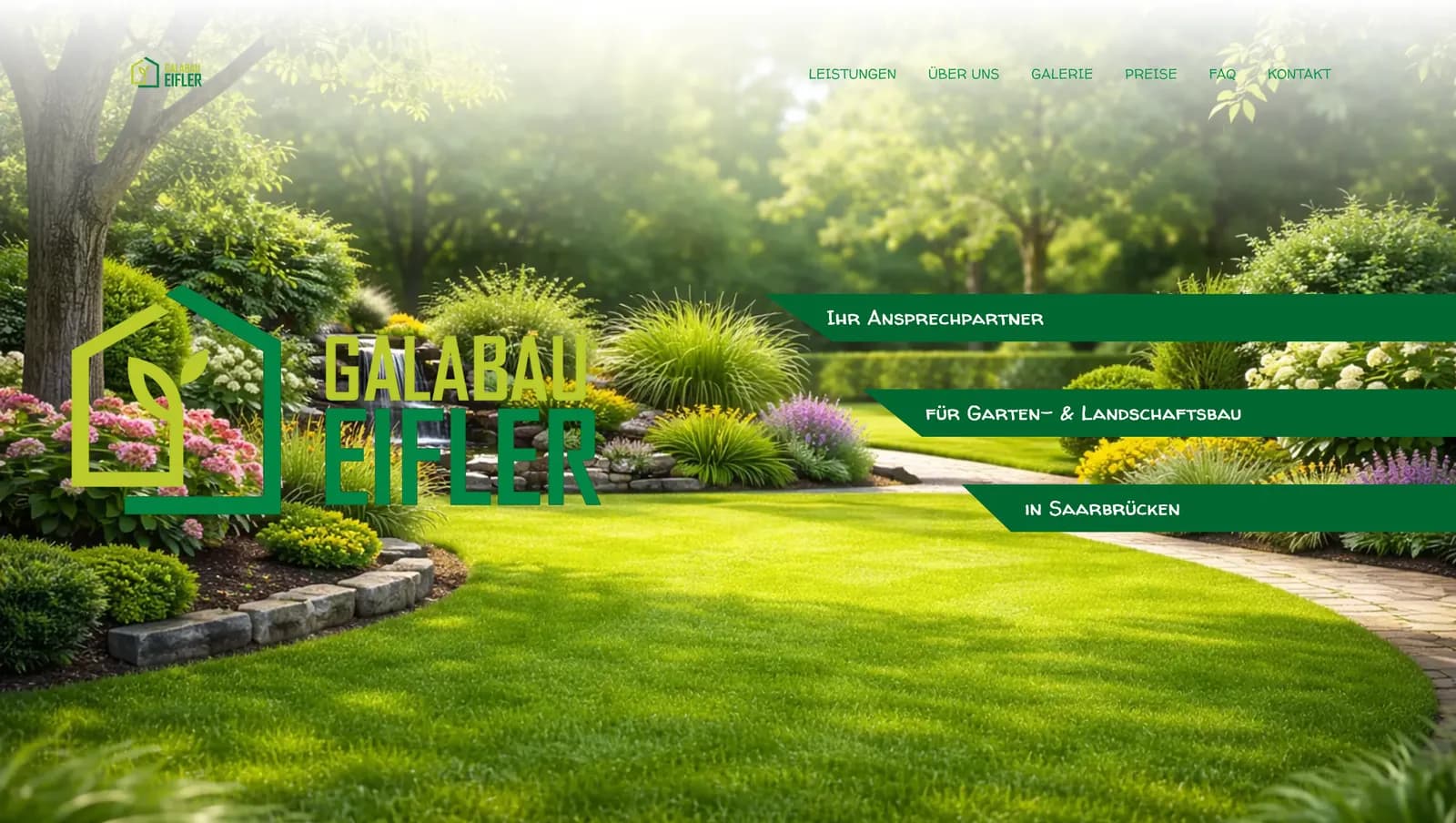 Galabau Eifler – Landschaftsbau-Website von Fylu